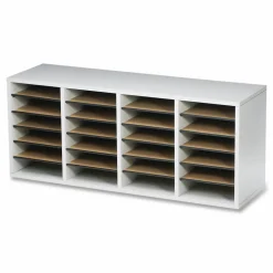 Safco Adjustable Wood Literature Organizer, 16 3/8