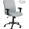 Safco Armrests For Uber High-Back Chairs, T-Shaped, Black
