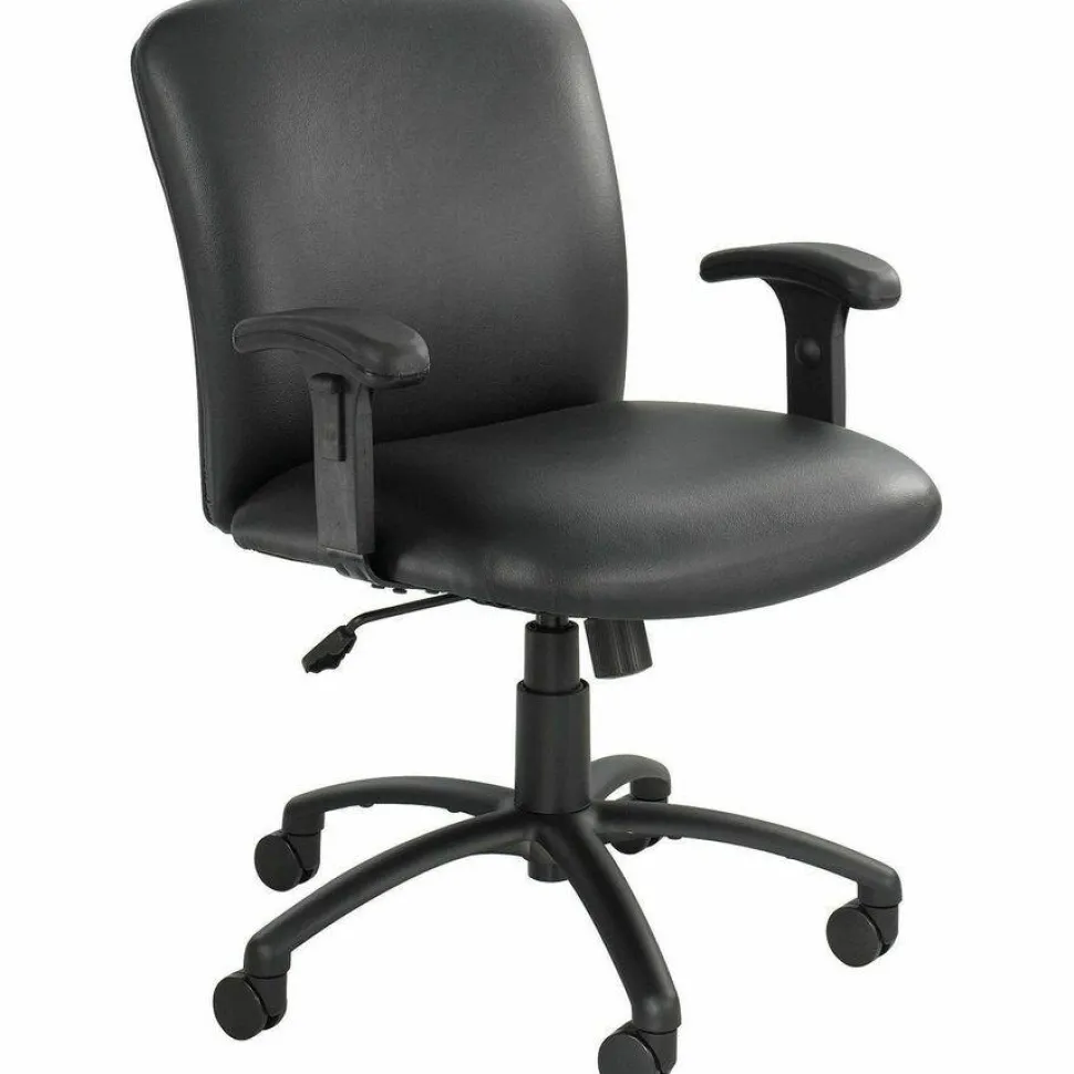 Safco Armrests For Uber High-Back Chairs, T-Shaped, Black