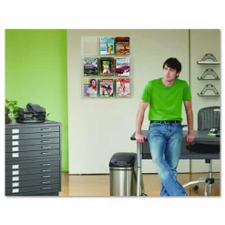 Safco Clear2c™ 9 Magazine Display