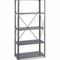 Safco Commercial Steel Shelving, 5 Shelves, 36