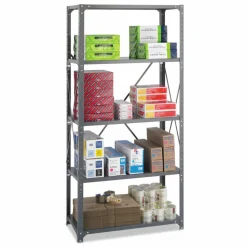 Safco Commercial Steel Shelving, 5 Shelves, 36