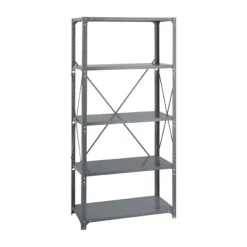 Safco Commercial Steel Shelving, 5 Shelves, 36