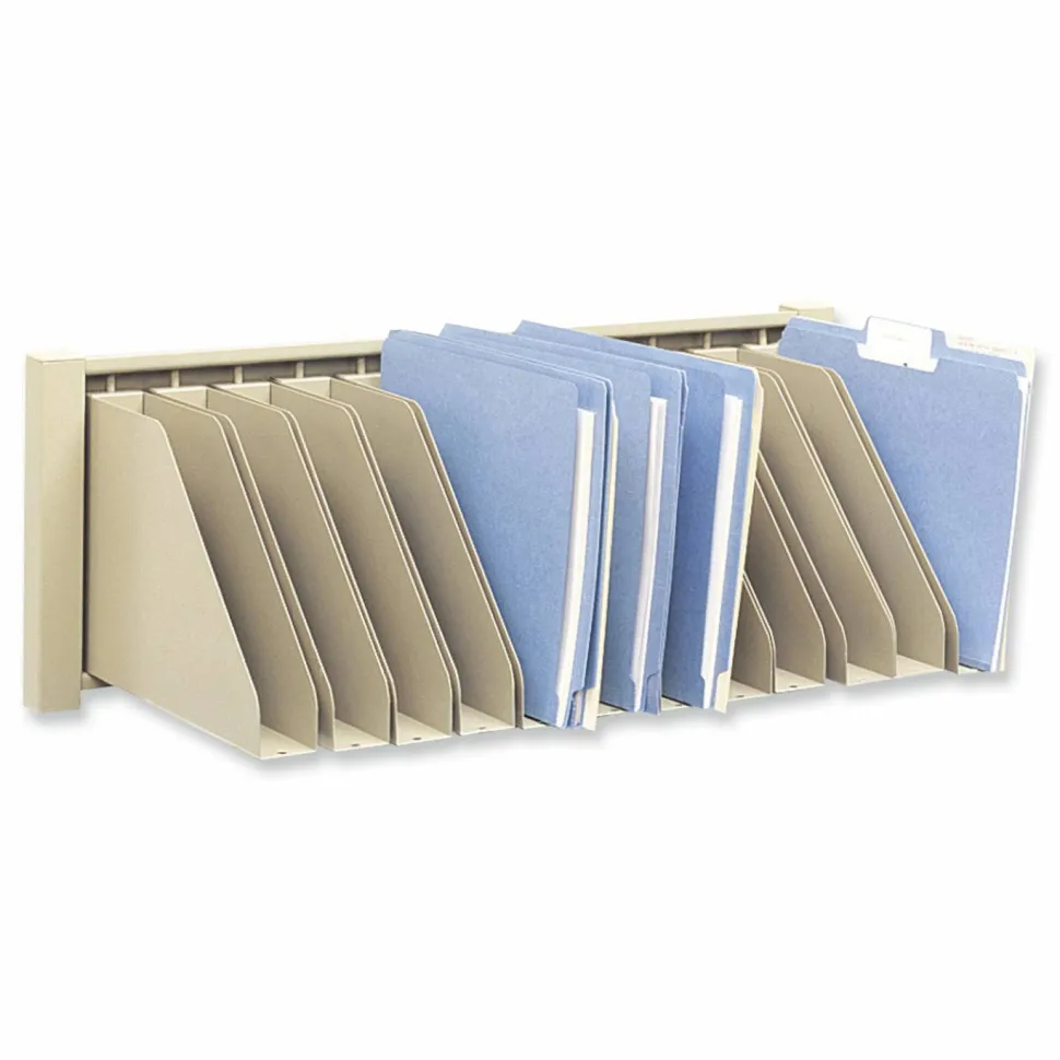 Safco Data File Extension, Letter, 26.5w x 12.5d x 8h, Tan
