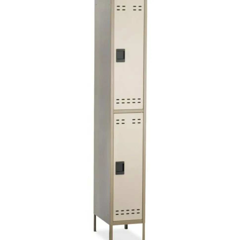 Safco Double-Tier Two-tone Locker with legs