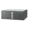 Safco 5-Drawer Steel Flat File for 36" x 48" Documents