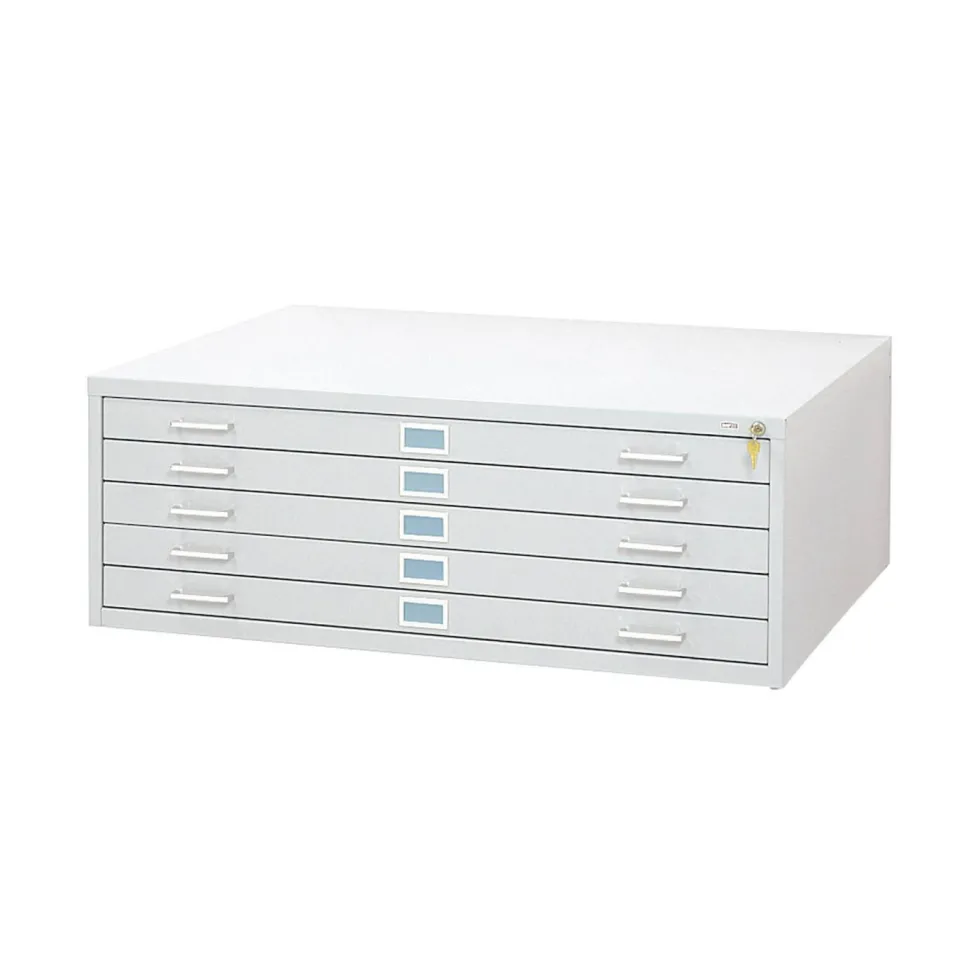Safco 5-Drawer Steel Flat File for 30" x 42" Documents