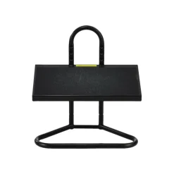 Safco Ergonomic Industrial Footrest, 5 1/2"-15"H x 20"W x 12"D, Black