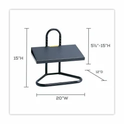 Safco Ergonomic Industrial Footrest, 5 1/2