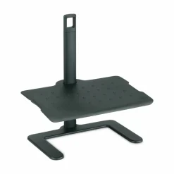 Safco Height Adjustable Footrest, 21 1/2"H x 20 1/2"W x 14 1/2"D, Black