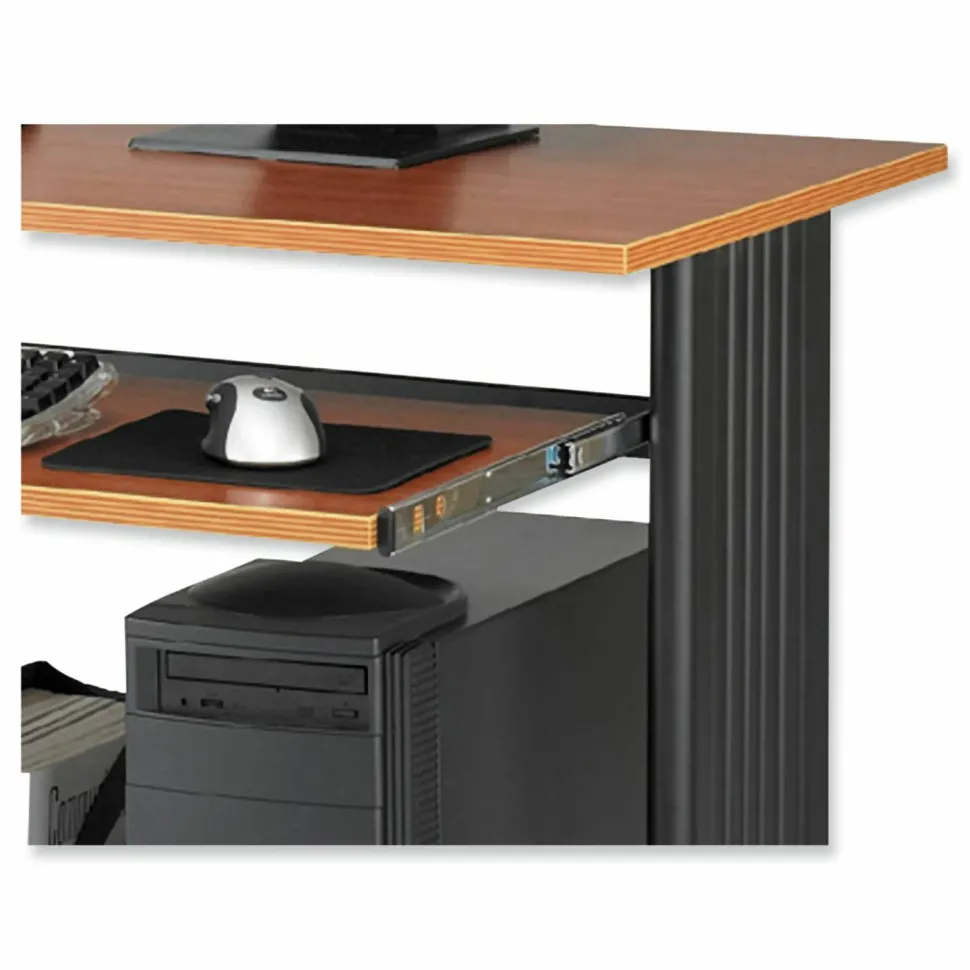 Safco Muv Standing Desk, 35.5" x 22" x 30.5", Cherry