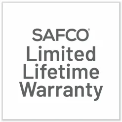 Safco Onyx Mesh Rotating Magazine Display, 16 Compartments, 18.27w x 18.27d x 58.55h, Black