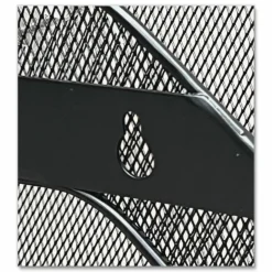 Safco Onyx Mesh Wall Pocket, Legal Size, Black