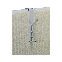 Safco Over-The-Panel Double-Garment Coat Hook, 8-1/2