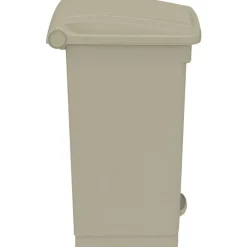 Safco Plastic Step-on Waste Receptacle - 12 gal Capacity - Foot Pedal, Lightweight, Easy to Clean - 23.8