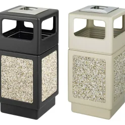 Safco Plastic/Stone Aggregate Receptacles