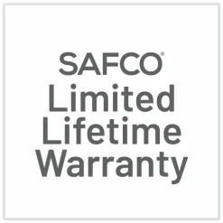 Safco Powered Onyx Monitor Stand, 18.25" x 11.75" x 4.5", Black
