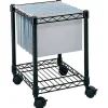 Safco Rolling Cart, Letter/Legal, Black