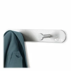 Safco Rounded Nail-Head Wall Mount Coat Rack, 2