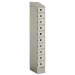 Safco Single Continuous Metal Locker Base Addition, 11.7w x 16d x 5.75h, Tan