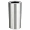 Safco Single Recycling Receptacle, 20 gal, Steel, Brushed Aluminum