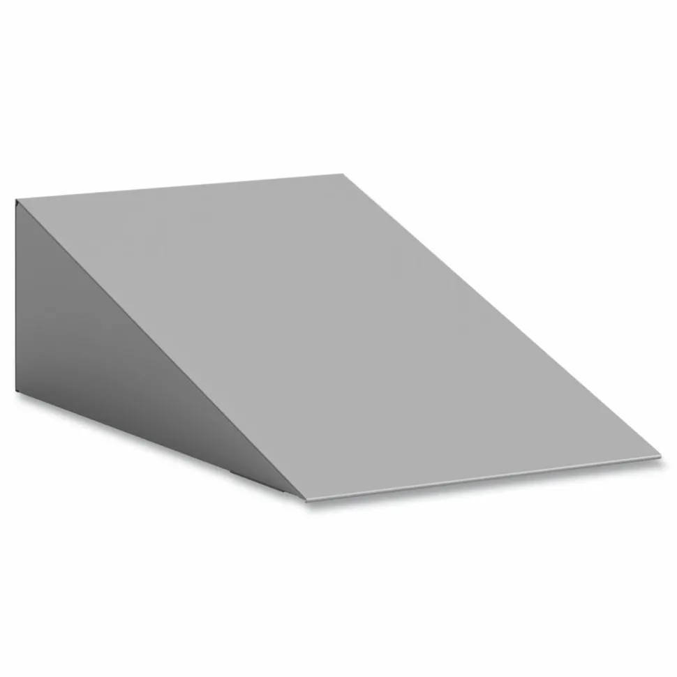 Safco Single Sloped Metal Locker Hood Addition, 12w x 18d x 6h, Gray