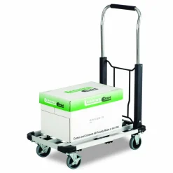 Safco Stow-Away Medium-Size Hand Truck, 275 Lb. Capacity, 7" Wheels