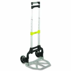 Safco Stow & Go Cart Lightweight Hand Truck, 110 Lb. Capacity, 5