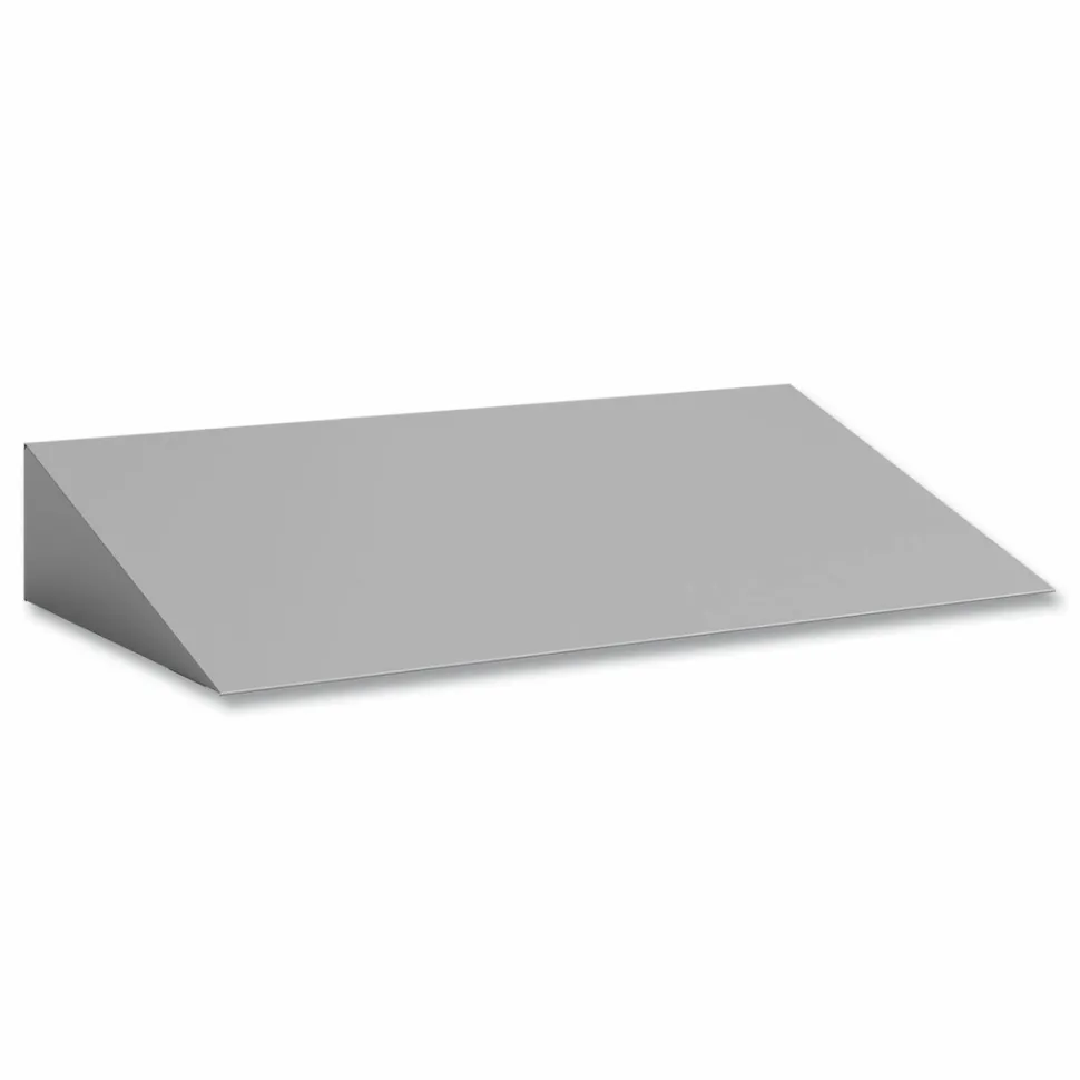 Safco Triple Sloped Metal Locker Hood Addition, 36w x 18d x 6h, Gray