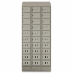 Safco Triple Sloped Metal Locker Hood Addition, 36w x 18d x 6h, Tan