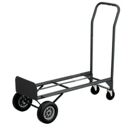 Safco Tuff Truck Convertible Hand Truck, 400-500 Lb. Capacity, 8