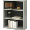 Safco ValueMate Economy Bookcase, Three-Shelf, 31.75w x 13.5d x 41h, Gray