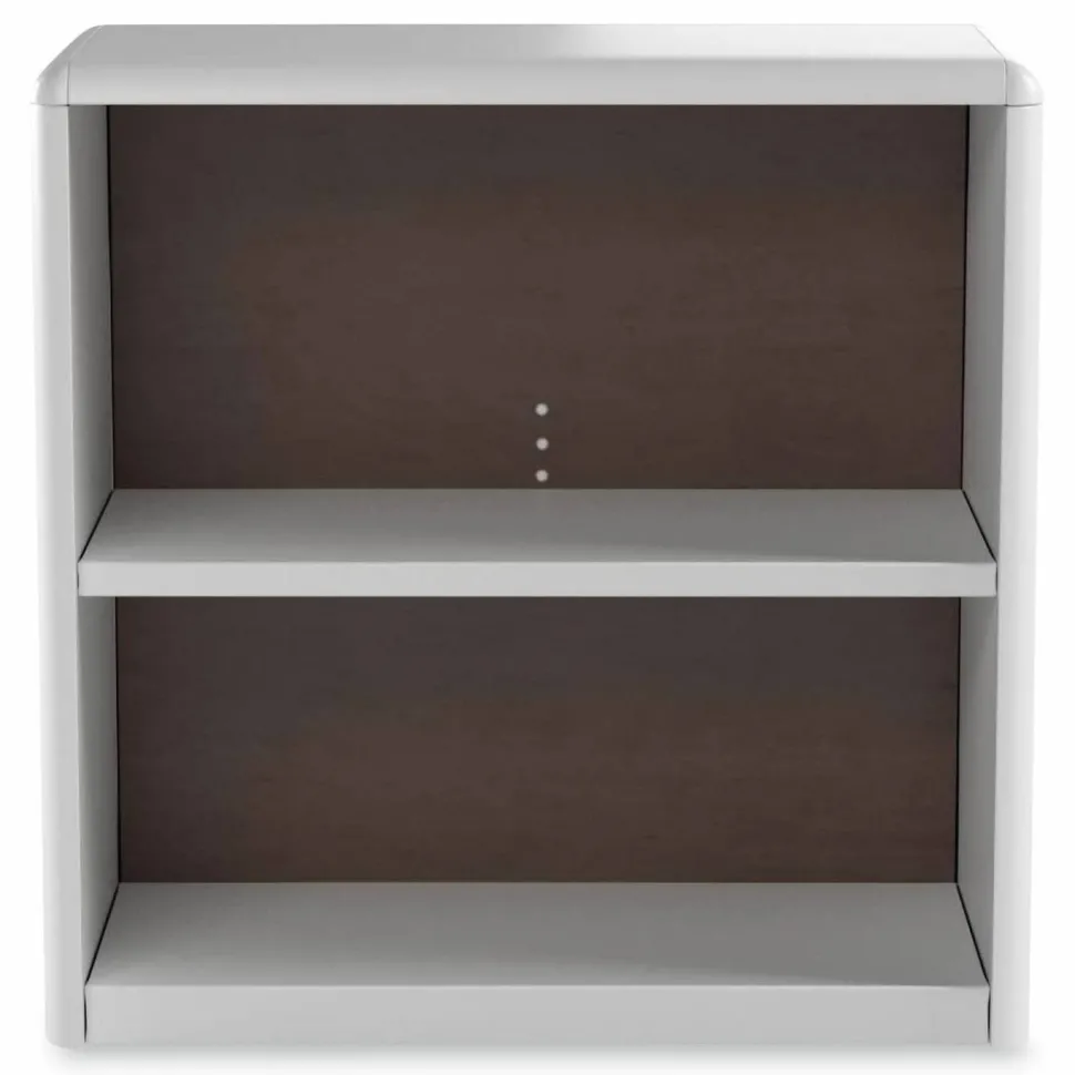 Safco ValueMate Economy Bookcase, Two-Shelf, 31.75w x 13.5d x 28h, Gray