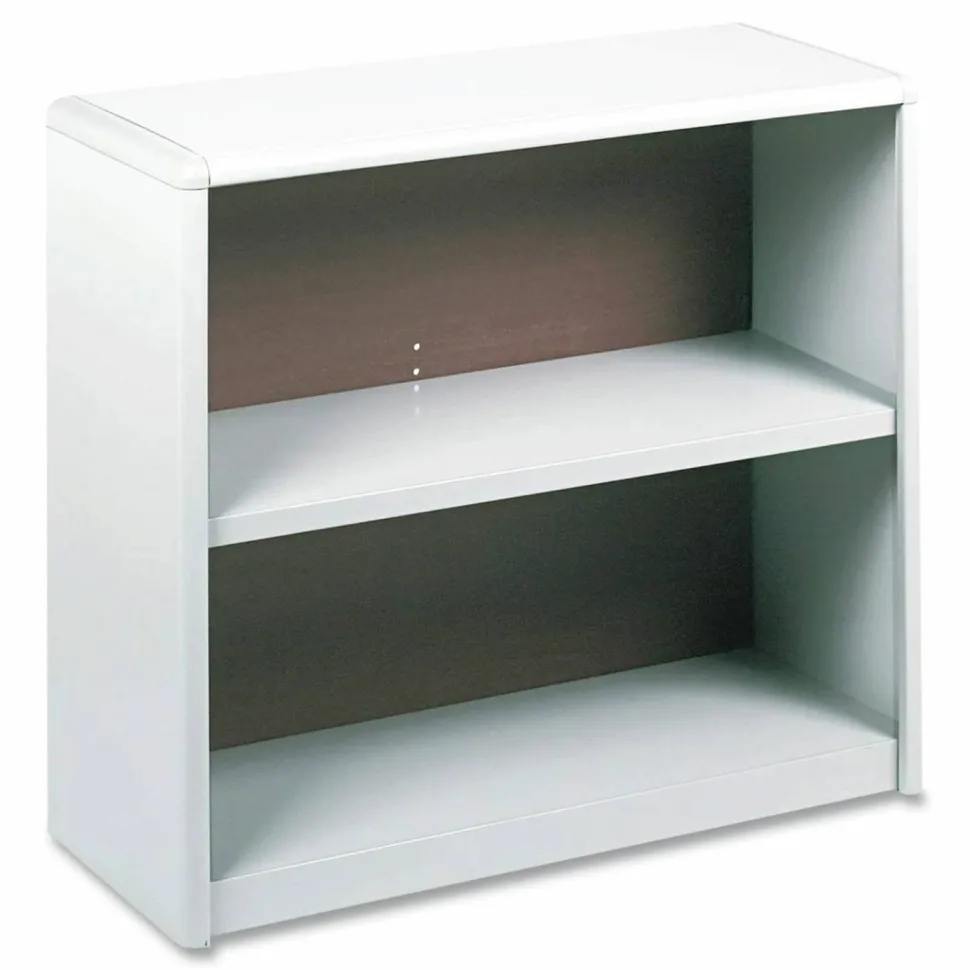 Safco ValueMate Economy Bookcase, Two-Shelf, 31.75w x 13.5d x 28h, Gray