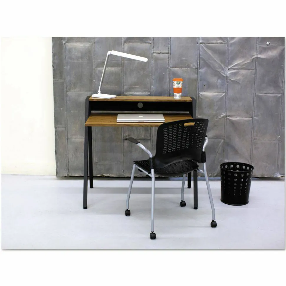 Safco Vamp - Desk lamp - LED - 9 W - 4 cool colors, 4 warm colors - 3000-6500 K - silver