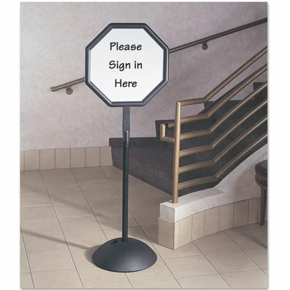 Safco Write Way Octagon Sign
