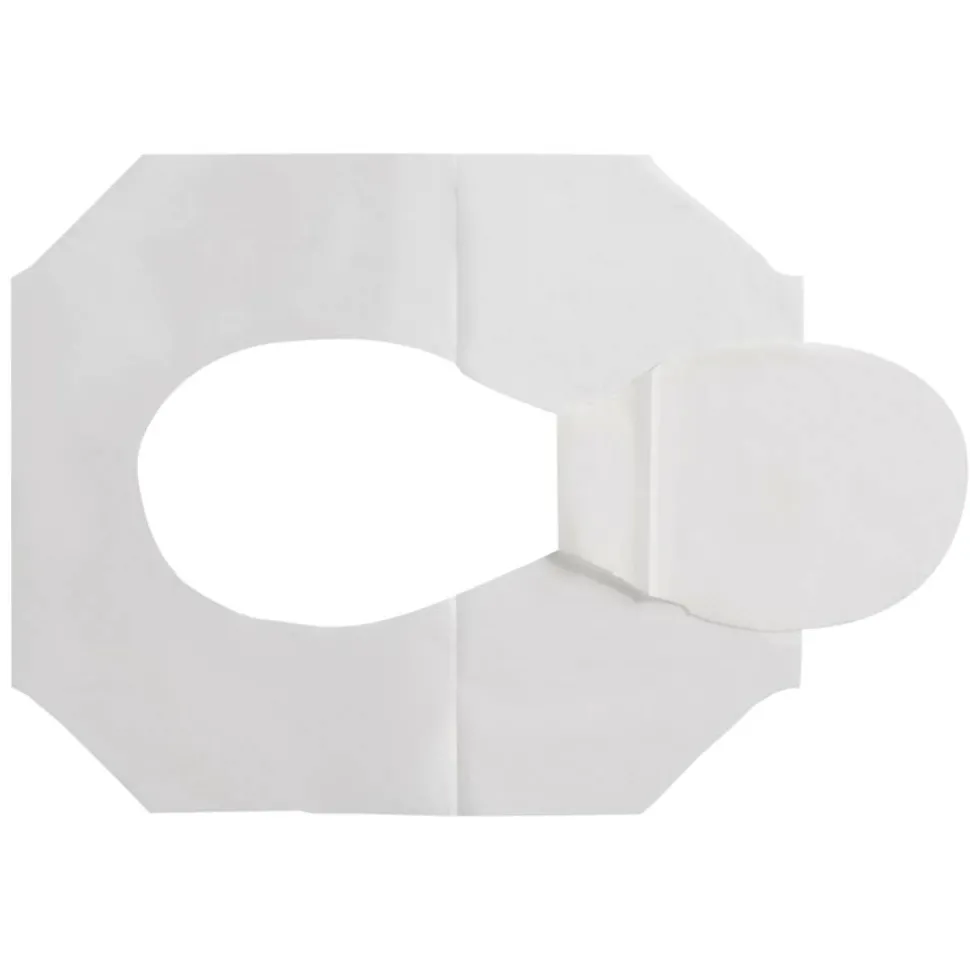 Safe T Gard PACIFIC BLUE BASIC 1/2 FOLD TOILET SEAT COVER BY GP PRO (GEORGIA PACIFIC), WHITE, 5,000 COVERS PER CASE