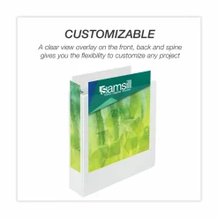 Samsill Earth's Choice Insertable Vue 3-Ring Binder, 2