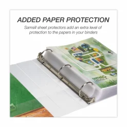Samsill Earth's Choice Insertable Vue 3-Ring Binder, 2