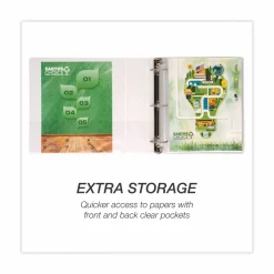 Samsill Earth's Choice Insertable Vue 3-Ring Binder, 2
