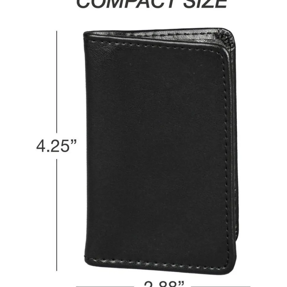 Samsill Regal Carrying Case (Wallet) Business Card - Black