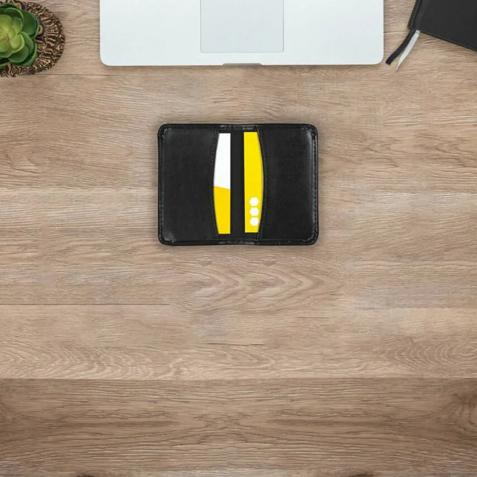 Samsill Regal Carrying Case (Wallet) Business Card - Black