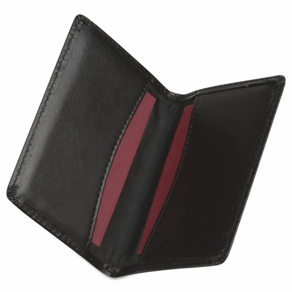 Samsill Regal Carrying Case (Wallet) Business Card - Black