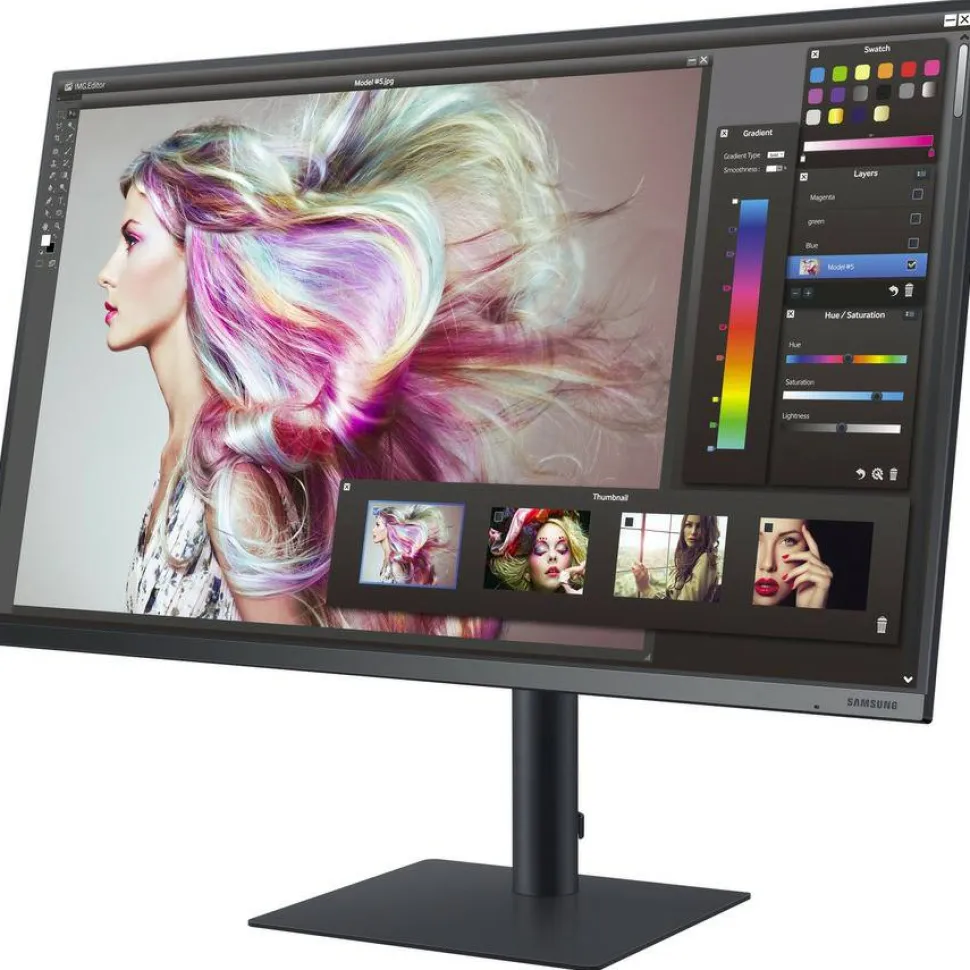 Samsung F32TU874VN 32" Class 4K UHD LCD Monitor - 16:9 - Dark Blue Gray