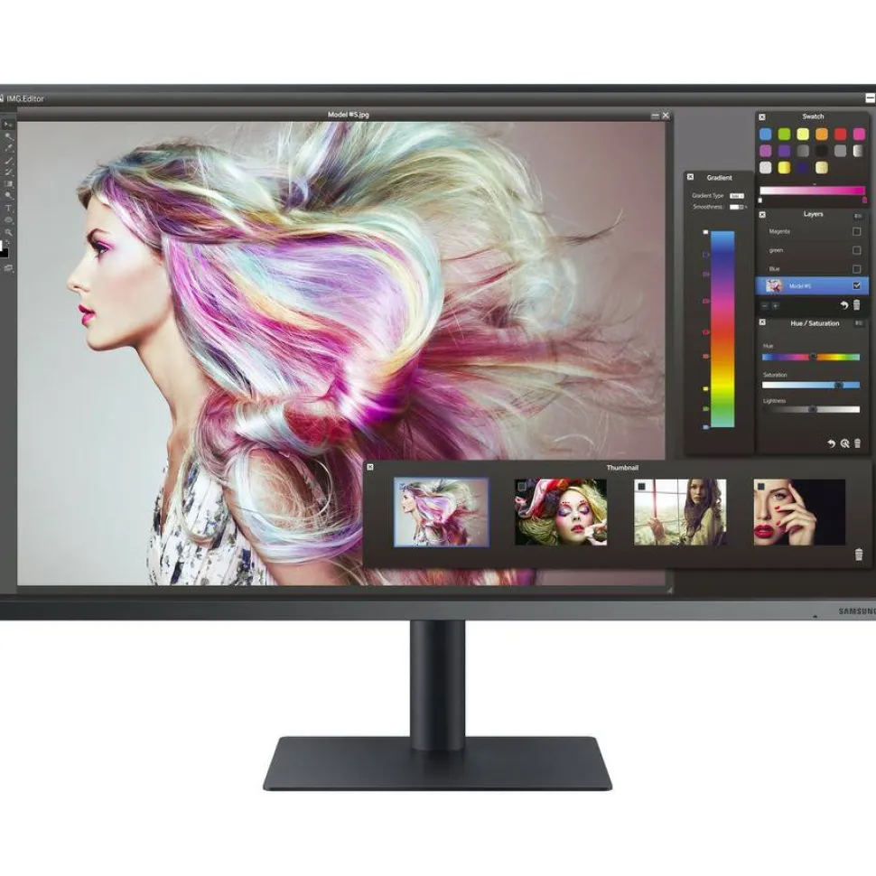 Samsung F32TU874VN 32" Class 4K UHD LCD Monitor - 16:9 - Dark Blue Gray