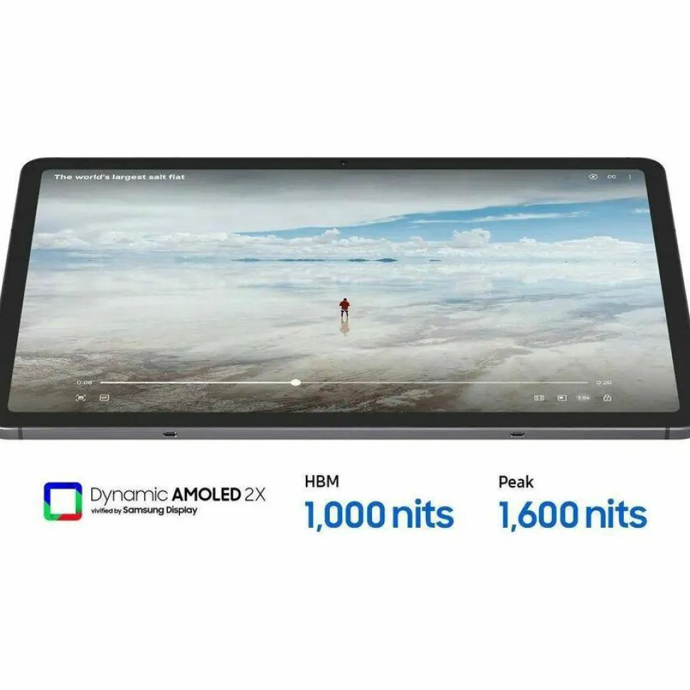 Samsung Galaxy Tab S11 SM-X730 Tablet - 11" WQXGA - MediaTek Dimensity 9400+ (MT6991) Octa-core - 12 GB - 256 GB Storage - Android 16 - Gray