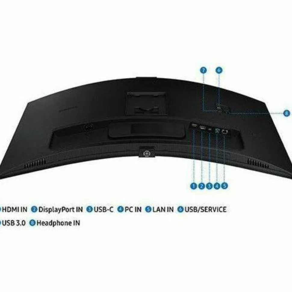 Samsung ViewFinity S6 S34C654VAN 34" Class Webcam UW-QHD Curved Screen LCD Monitor - 21:9 - Black