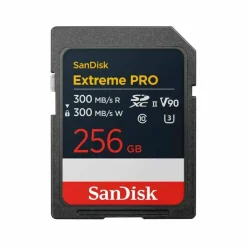 SanDisk Extreme PRO SDSDXDM-256G-GN4IN 256 GB Class 10/UHS-II (U3) V90 SDXC - 1