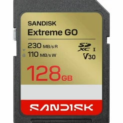 SanDisk 128 GB Class 10/UHS-I (U3) V30 SDXC