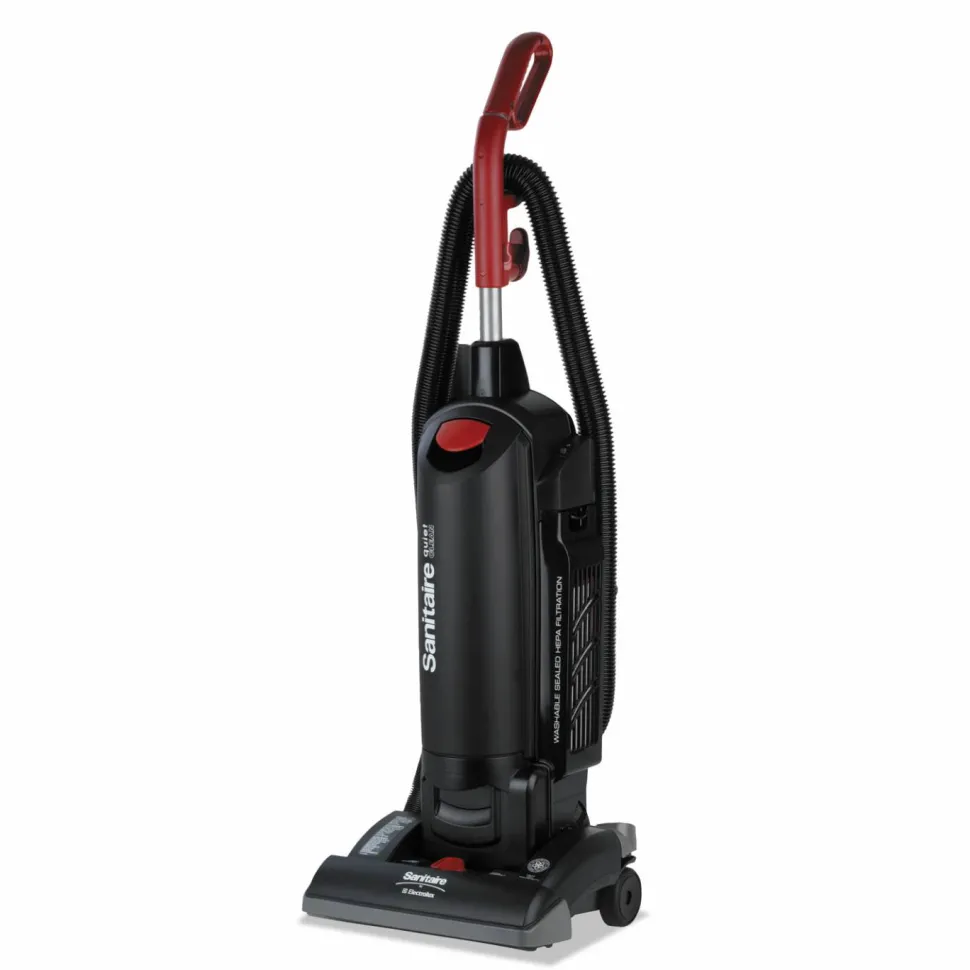 Sanitaire FORCE QuietClean Upright Vacuum SC5713D, 13" Cleaning Path, Black